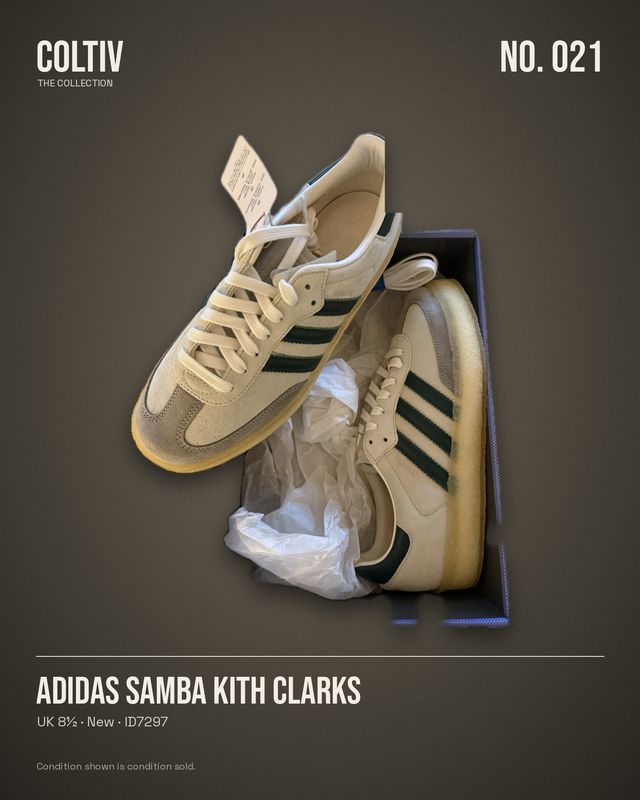 Adidas Samba KITH Clark's - green stripe